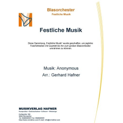         Festliche Musik - Anonymus / Arr. Gerhard Hafner
    