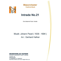         Intrade No.21 - Johann Christoph Pezel / Arr. Gerhard Hafner
    