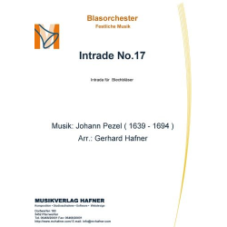         Intrade No.17 - Johann Christoph Pezel / Arr. Gerhard Hafner
    