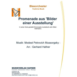         Promenade aus 'Bilder einer Ausstellung' - Modest Petrovich Mussorgsky / Arr. Gerhard Hafner
    