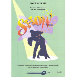         Don't Save me - Marit Larsen / Arr. Idar Torskangerpoll
    