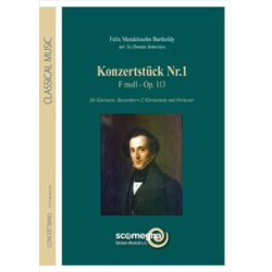         Konzertstück Nr.1 (2 Bb Clarinets) - Felix Mendelssohn-Bartholdy / Arr. Donato Semeraro
    