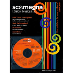Promo Kat + CD: Scomegna - New Editions for Concert Band 2009 - 2010