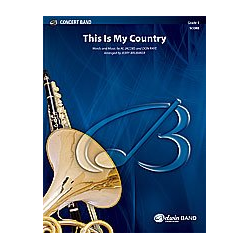        My Country (c/b) - Don Raye & Al Jacobs / Arr. Jerry Brubaker
    