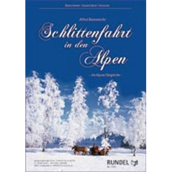 Schlittenfahrt in den Alpen