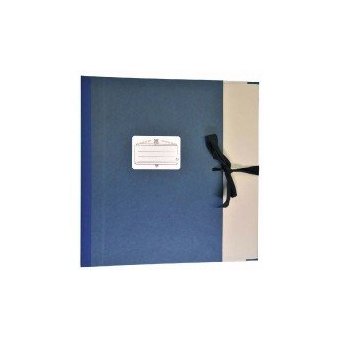 STAR Notenmappen mit Bänderverschluss Schlagermappen, mit Stirn-u. Seitenklappen mit 5 cm Rücken (Fllhöhe) Farbe: blau