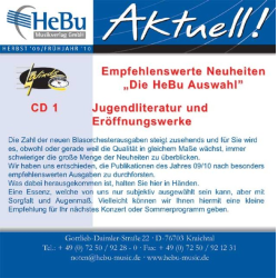         Demo-CD: HeBu - Aktuell Ausgabe Herbst 2010 / Frühjahr 2011 (CD Set)
    