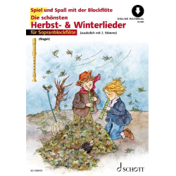         Die schönsten Herbst- und Winterlieder für 1-2 Sopran-Blockflöten - Traditional / Arr. Hans und Marianne Magolt
    