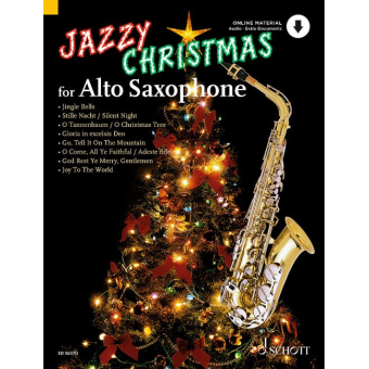 Jazzy Christmas for Alto Saxophone (+Online Material)