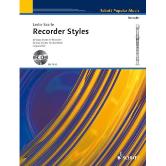Recorder Styles - 20 Duette für Sopran- und Altblockflöte