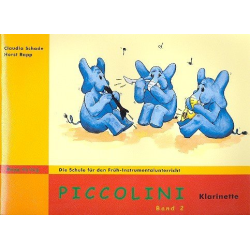         Piccolini Band 2 für Klarinette - Claudia Schade
    