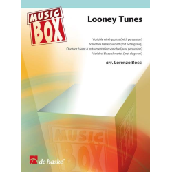        Looney Tunes - Für variables Bläserquartett - Diverse / Arr. Lorenzo Bocci
    
