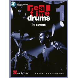         Real Time Drums in Songs (Deutsch) - Buch + Online-Audio - Arjen Oosterhout
    