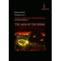         The Lord of the Rings - Partitur (1989) - Johan de Meij
    