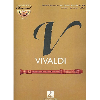 Alto (Treble) Recorder Concerto in A Minor, RV 108