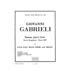         Sonata Pian'E Forte - Giovanni Gabrieli / Arr. Robert King
    