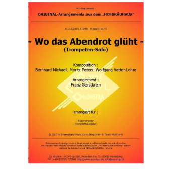 Wo das Abendrot glüht