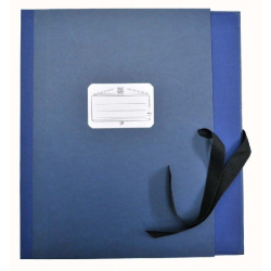         STAR Notenmappen mit Bänderverschluss 28 x 36,5 cm,verst Klap., 110b/5cm - Farbe: BLAU
    