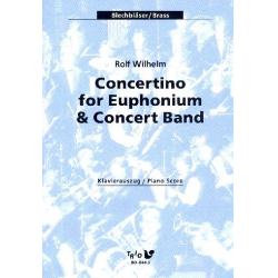         Concertino for Euphonium and Concert Band  Klavierauszug - Rolf Wilhelm
    