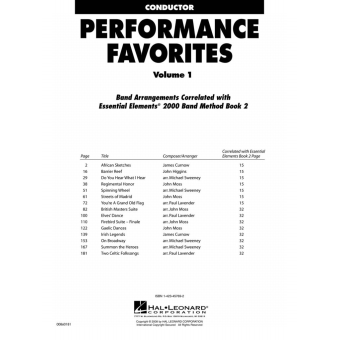Performance Favorites, Vol. 1 - Conductor