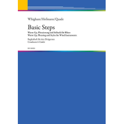         Buch: Basic Steps (Warm-up, Phrasierung und Stilistik für Bläser) - Jiggs Whigham / Arr. Renold Quade
    