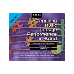         CD "4 CD Set: Teaching Music Through Performance in Band, Vol. 01" - Grade 5 - Richard Miles
    
