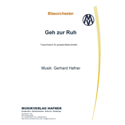         Geh zur Ruh - Gerhard Hafner
    