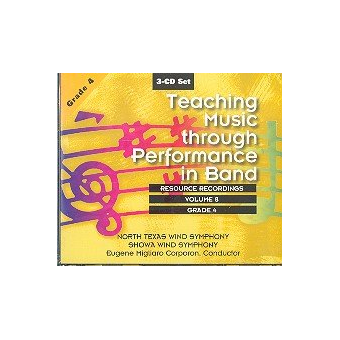 CD "3 CD Set: Teaching Music Through Performance in Band, Vol. 08" - Grade 4