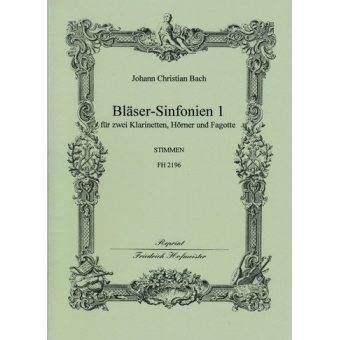 Bläser-Sinfonien 1-3 / Stimmen