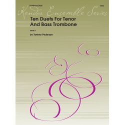         Ten Duets For Tenor And Bass Trombone - Tommy Pederson
    