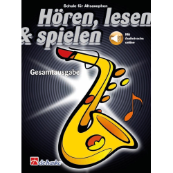        Hören, lesen & spielen Gesamtausgabe Altsaxophon - Michiel Oldenkamp
    
