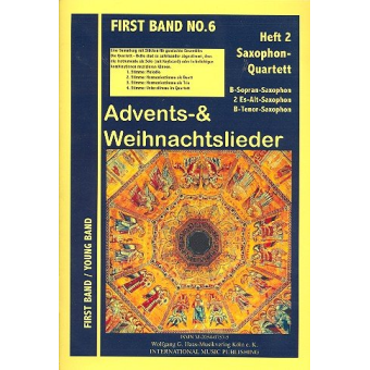 Advents & Weihnachtslieder für Saxophonquartett Band 2