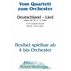         Deutschland-Lied - Franz Joseph Haydn / Arr. Franz Watz
    