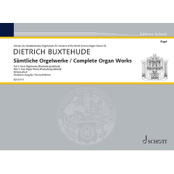         Sämtliche Orgelwerke Band 1 - Dietrich Buxtehude / Arr. Dietrich Buxtehude
    