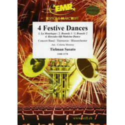         4 Festive Dances - Tielman Susato / Arr. Colette Mourey
    