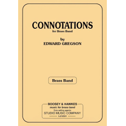         BRASS BAND: Connotations (Score and Parts) - Edward Gregson
    