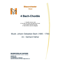         4 Bach-Choräle - Johann Sebastian Bach / Arr. Gerhard Hafner
    