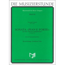         Sonata Piano e forte - Giovanni Gabrieli / Arr. Gottfried Veit
    