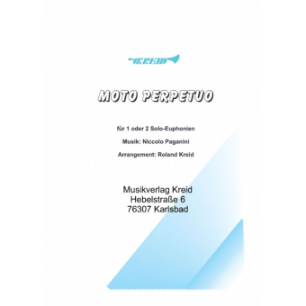 Moto Perpetuo für 1 oder 2 Euphonien