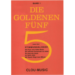        Klavier: Die goldenen 5 - Stimmungslieder Band 1 - Hubert Wolf
    