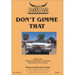         Don't gimme that - The Boss Hoss - Erwin Jahreis
    