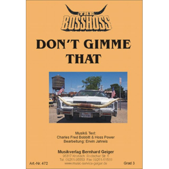 Don't gimme that - The Boss Hoss