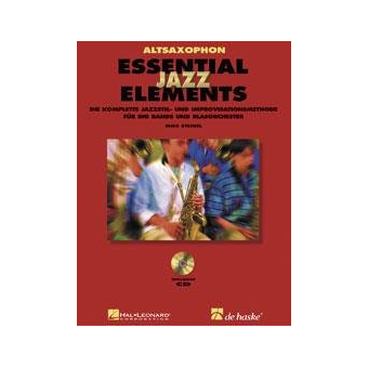 Essential Jazz Elements (D) - Altsaxophon - Buch + 2 Playalong-CD's