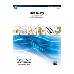         Ode To Joy (c/b) - Ludwig van Beethoven / Arr. Robert Sheldon
    