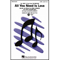         All You Need Is Love - Paul McCartney John Lennon & / Arr. Alan Billingsley
    