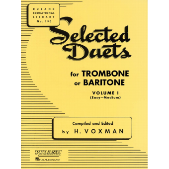 Selected Duets for Trombone or Baritone Vol. 1