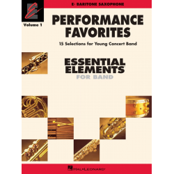         Performance Favorites, Vol. 1 - Baritone Saxophone - John Moss
    