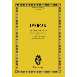         Sinfonie e-Moll Nr.9 op.95 : für Orchester - "From the New World" - Antonin Dvorak
    