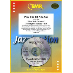         Play the 1st Alto Sax - Moonlight Serenade + CD - Glenn Miller / Arr. Jérôme Thomas
    