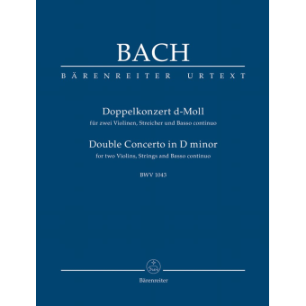Doppelkonzert d-Moll BWV1043 :